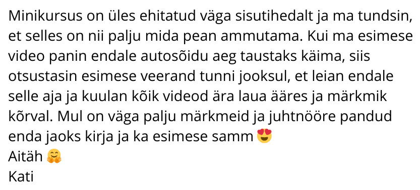 20251130 minikursus - Kati