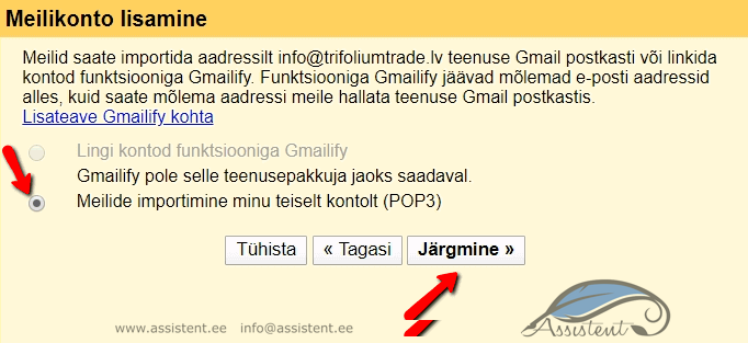 Gmail - Vajuta jargmine - info@assistent.ee +372 5680 0084