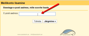 Gmaili uue maili lisamine - info@assistent.ee +372 5680 0084