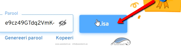 lisa aadress - info@assistent.ee +372 5680 0084